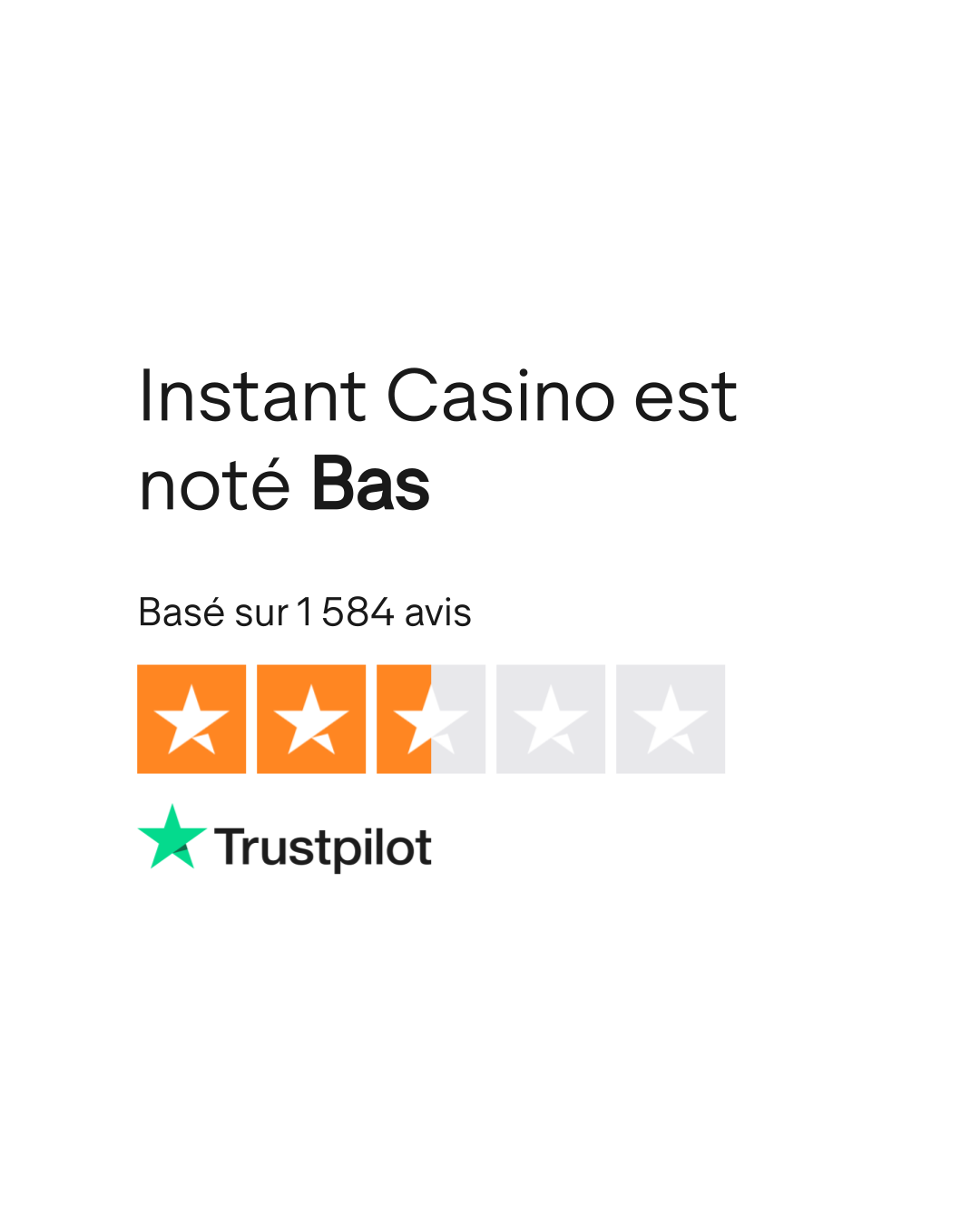 Trustpilot rating