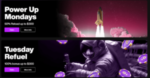 Just Casino Interface